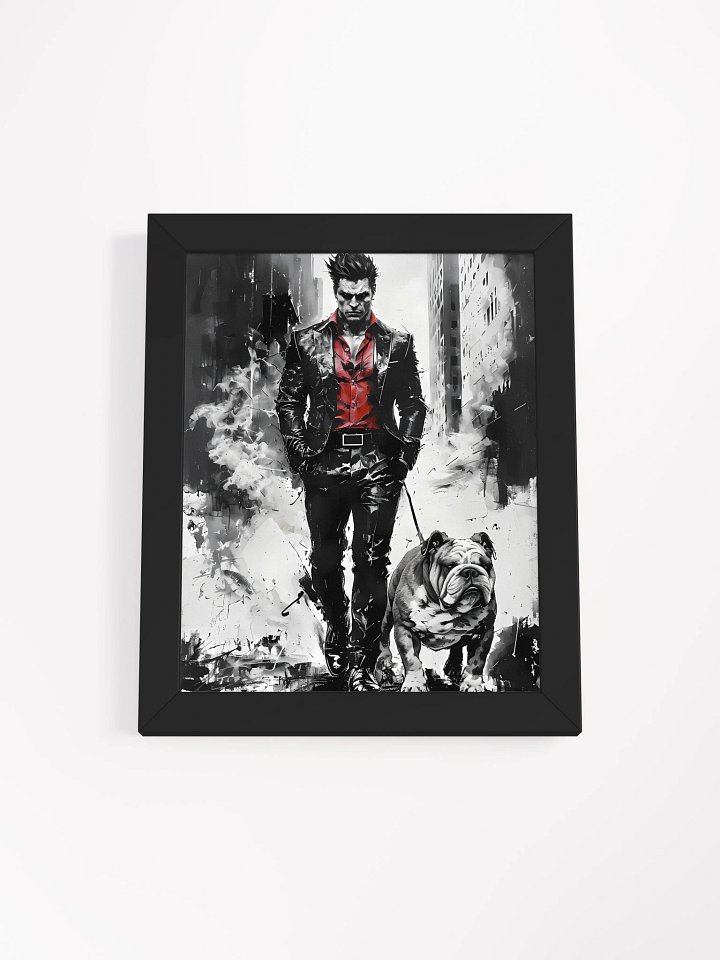 Urban Bulldog Walker Framed Poster product image (2)