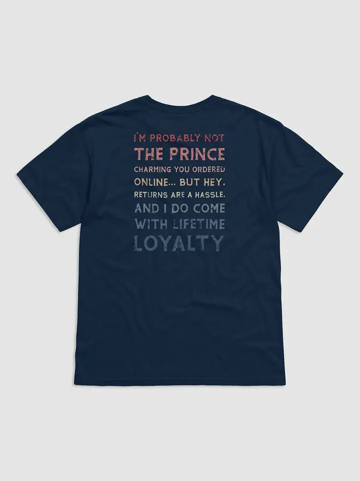 Romantic But Sarcasm about Relationship Quote Unisex T-Shirt (Back Side Design) product image (1)