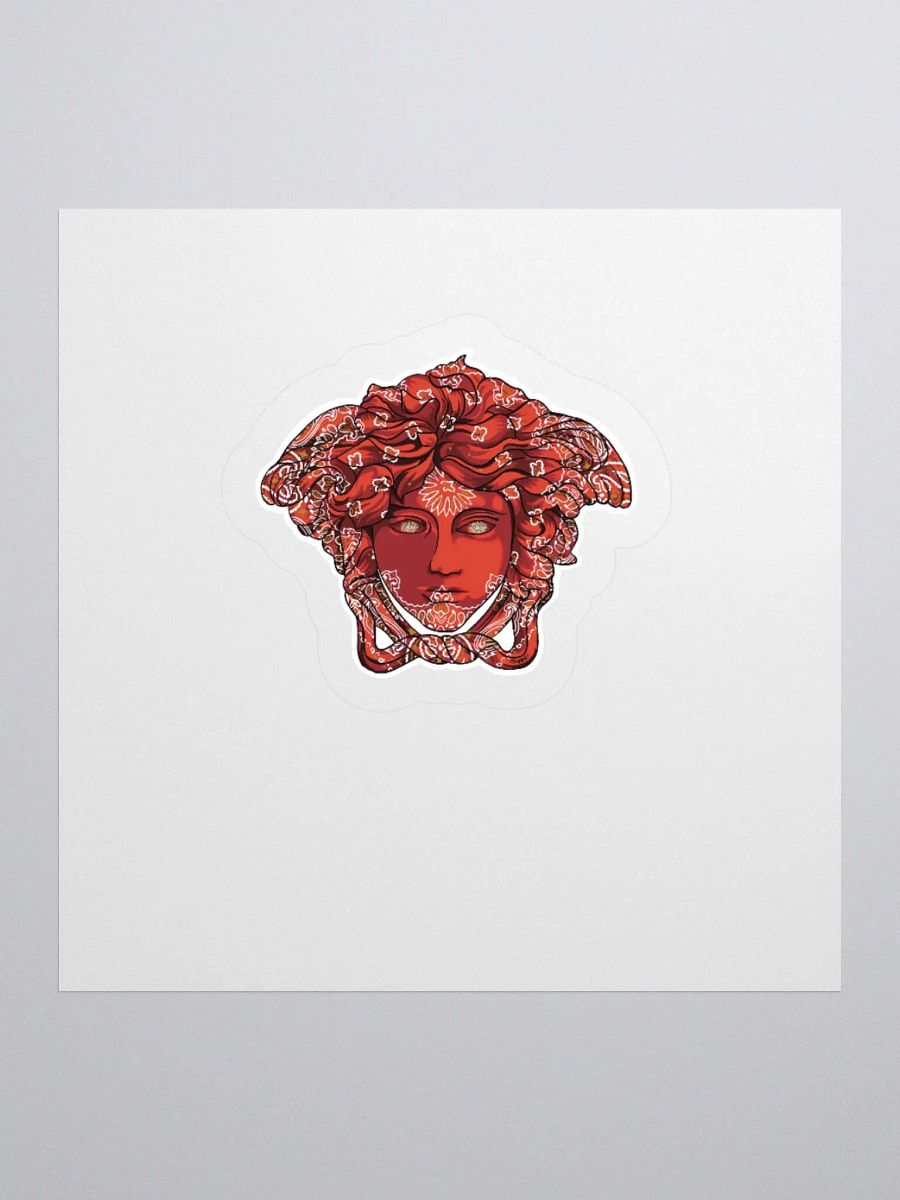 Red Rag Versace Medusa Head Sticker product image (1)