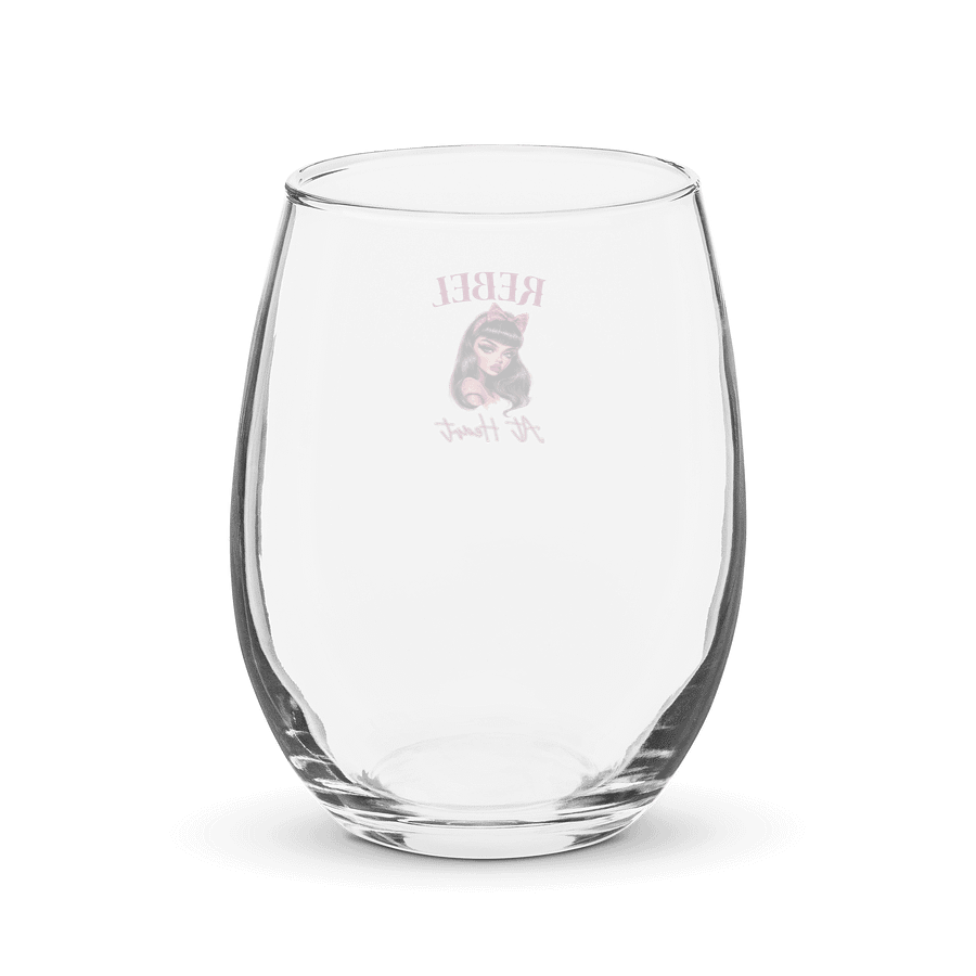 Rebel At Heart Stemless Wine Glass product image (2)