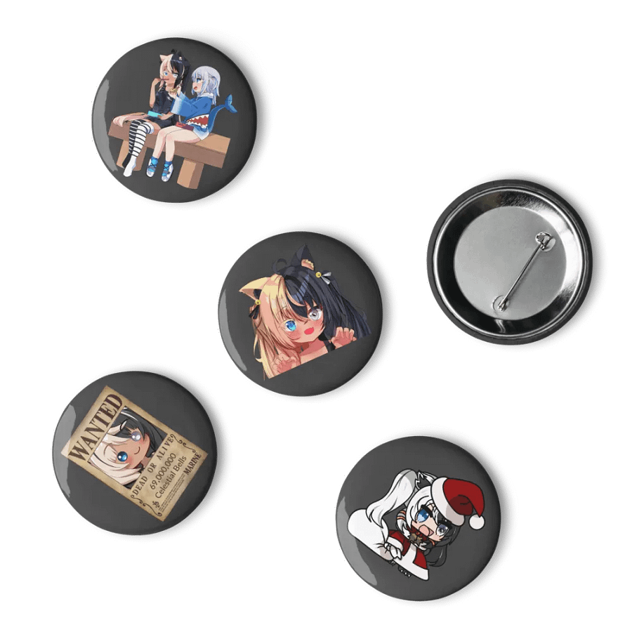 Pin Button - Limited Edition Collection #2 (Black) product image (10)