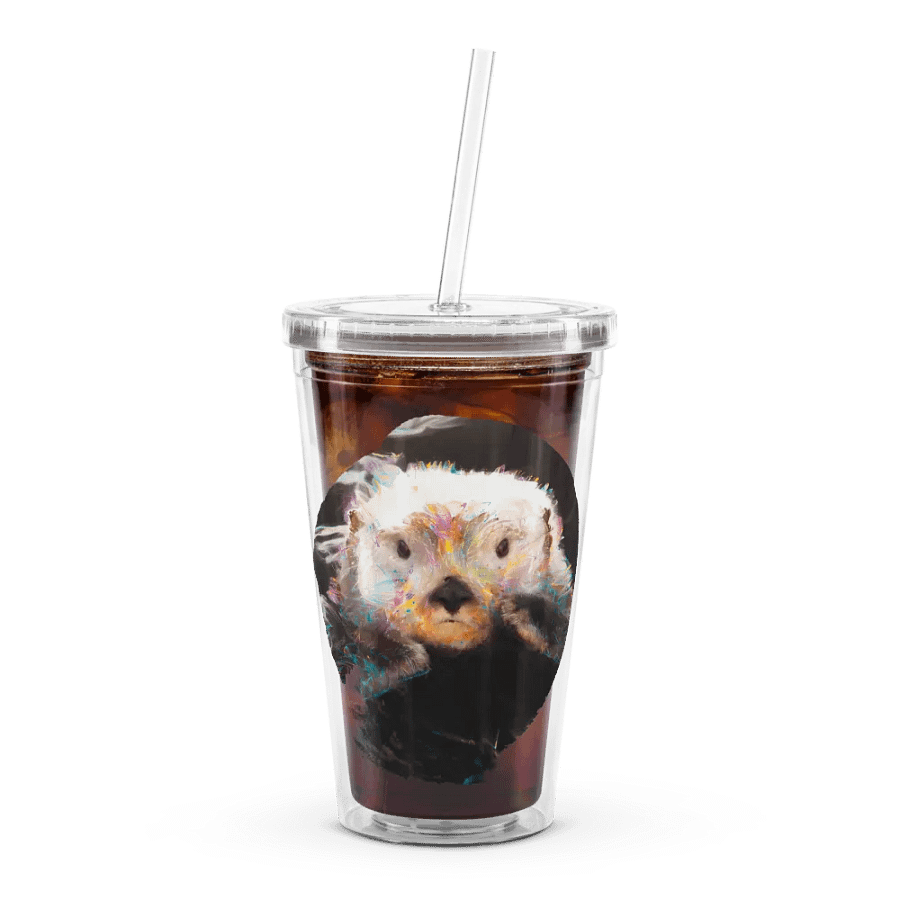 Watercolor Sea Otter Double Wall Tumbler product image (10)
