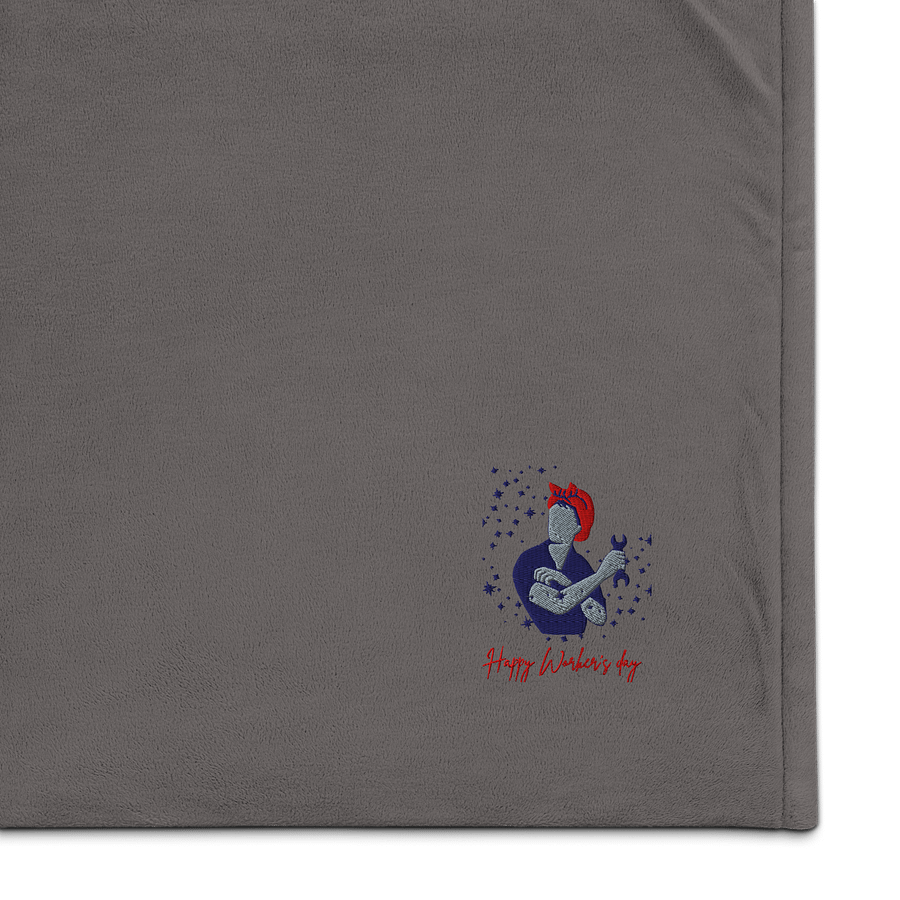 Confident Worker Sherpa Blanket product image (1)
