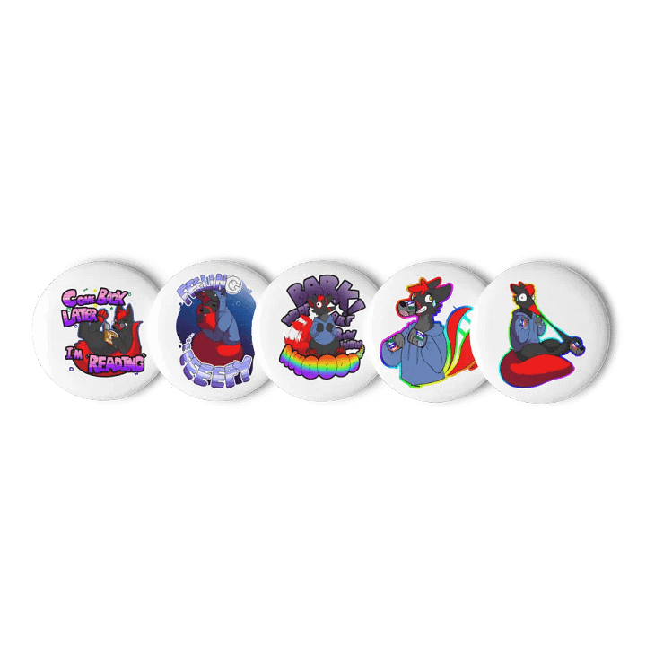 FuryTheWolf Pin Set! product image (1)