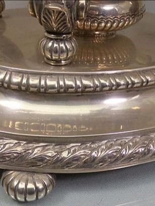 Raro Samovar em prata, século XIX, prata, decoração única e exclusiva, decoração de mesa de natal, presente product image (12)