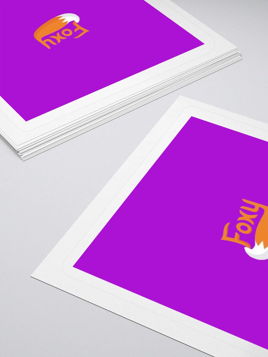 Foxy Tail Kiss Cut Stickers product image (16)