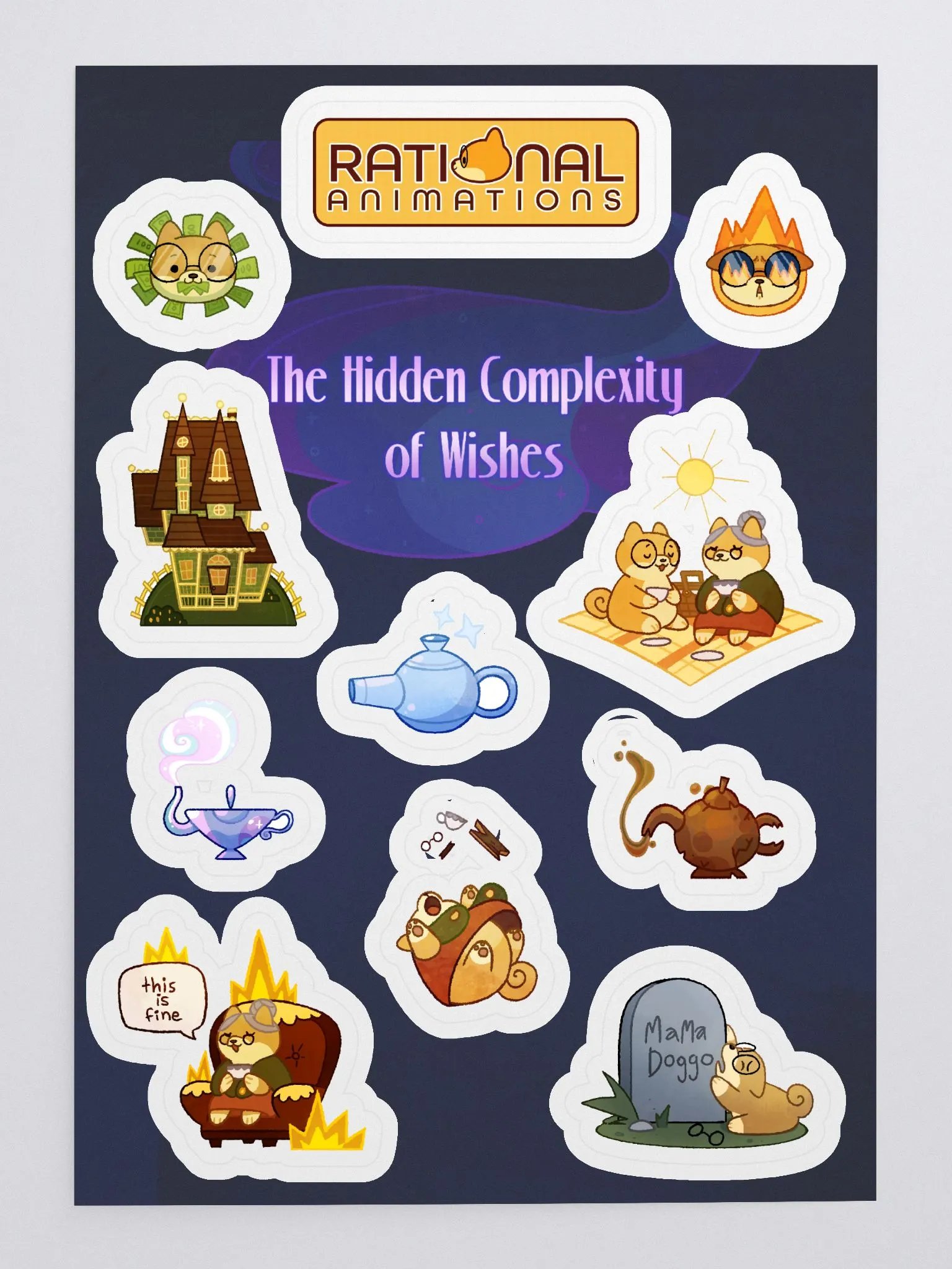 The Hidden Complexity of Wishes - Sticker Sheet product image (3)