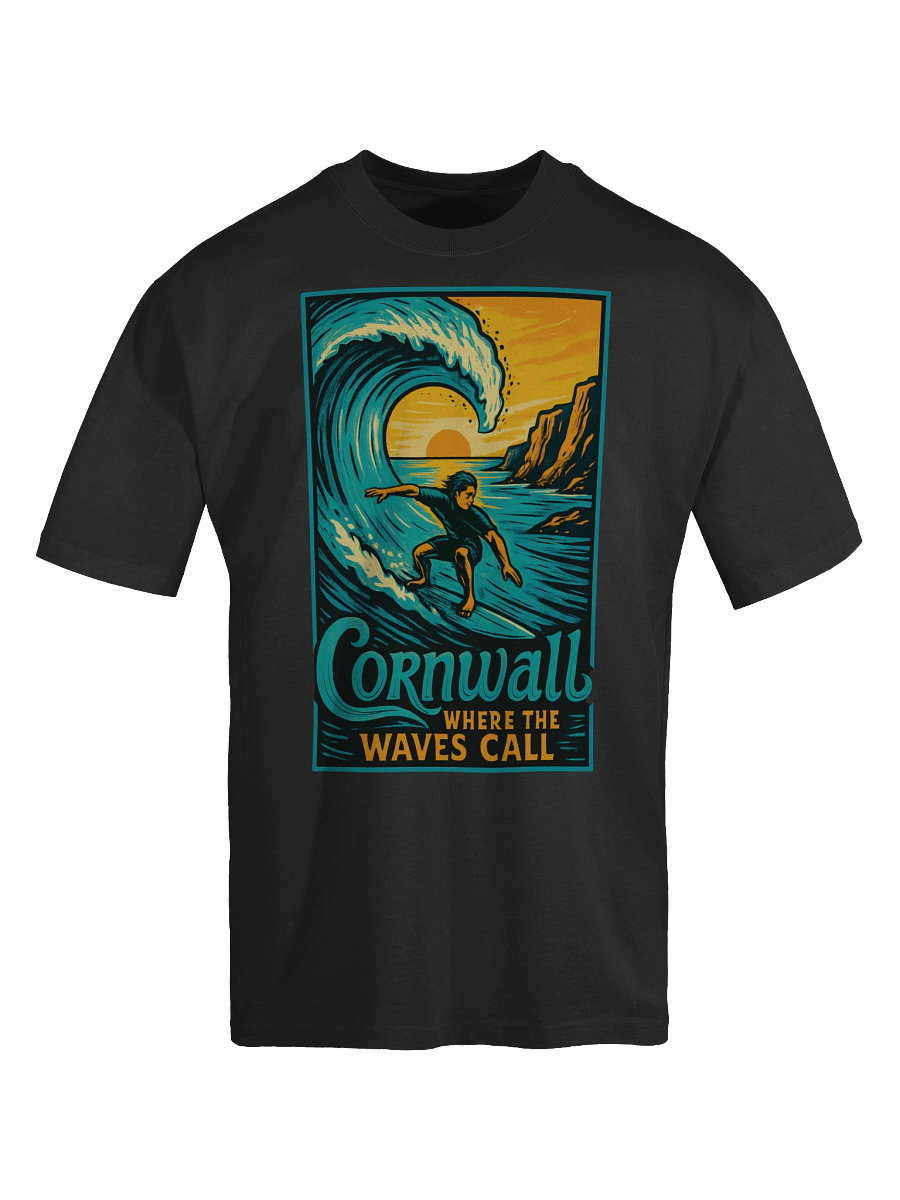 Cornish Surf Life Oversized Faded Tee product image (6)