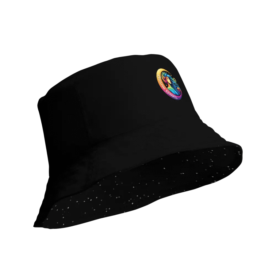 Celestial Crescent Moon Reversible Bucket Hat product image (6)
