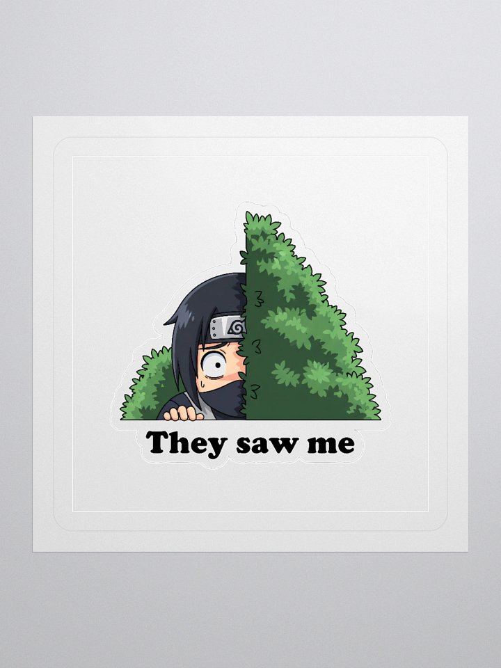 Bush Peeker Surprise Kiss Cut Stickers product image (3)