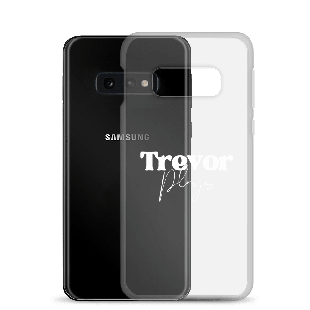 Stylish White Text Clear Case for Samsung® product image (2)