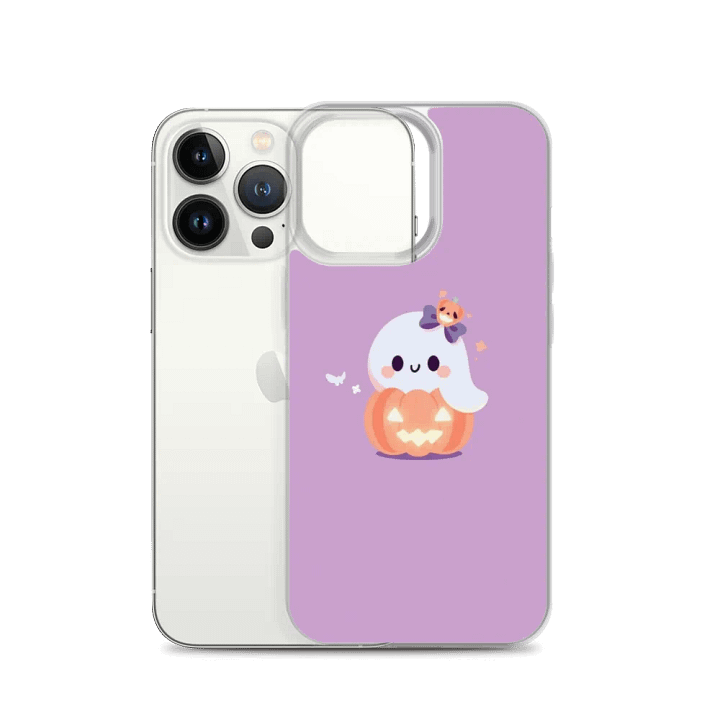 Spooky Pumpkin Ghost iPhone Case product image (28)