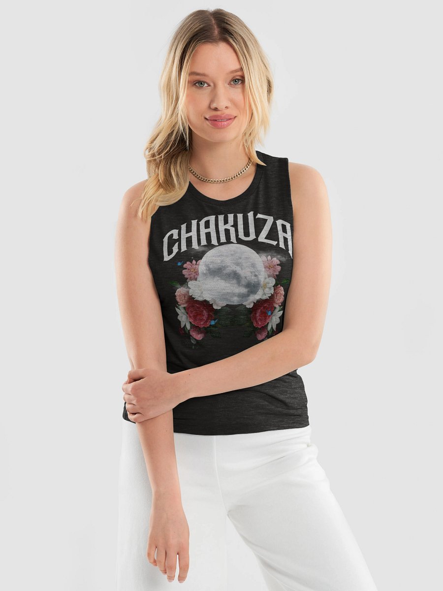 CHAKUZA – Moon & Flowers Women’s Muscle Tank product image (6)