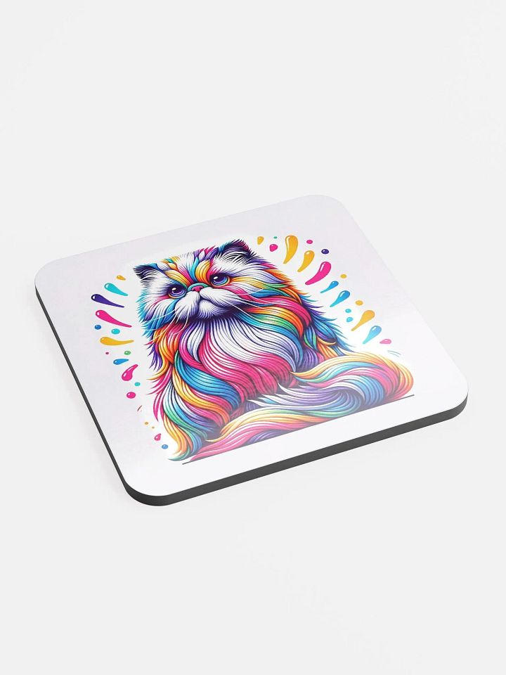 Glossed Cork Coaster: Persian product image (2)