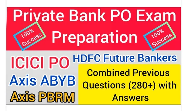 Bank PO Program Exam Sample Questions product image (1)