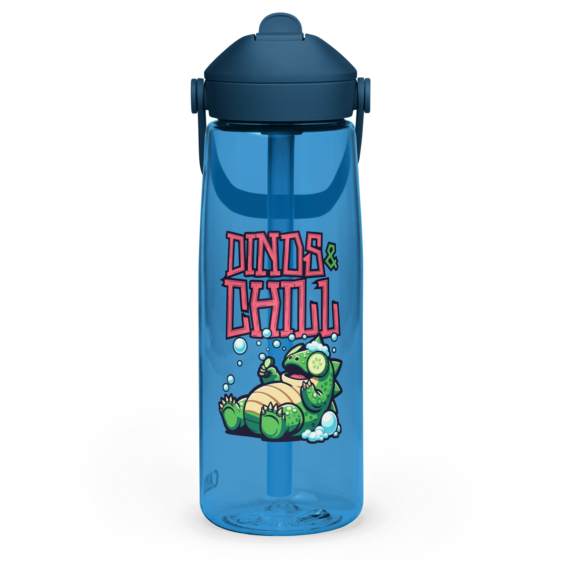 Dinos & Chill Flip Straw Water Bottle product image (3)