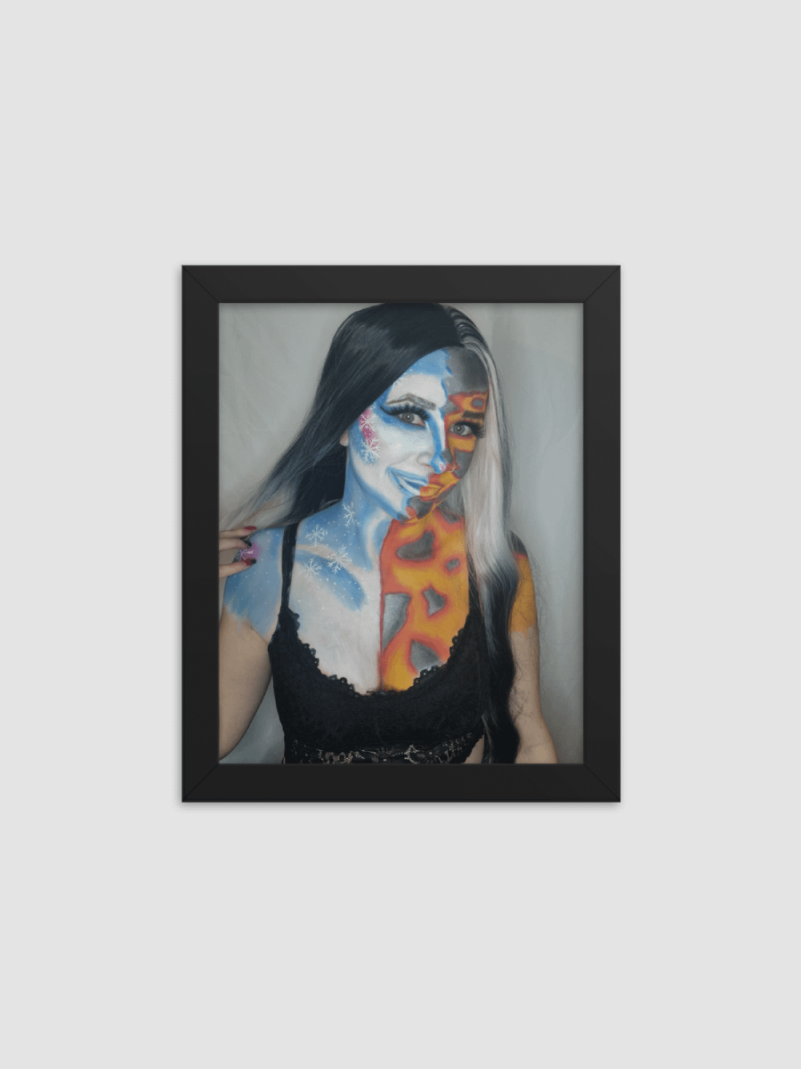 Fire and Ice - Framed High-Quality Matte Poster product image (1)