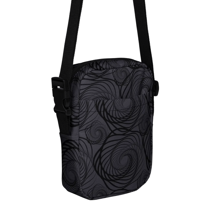 Spiral Noir All-Over Crossbody Bag for dads men boys product image (5)
