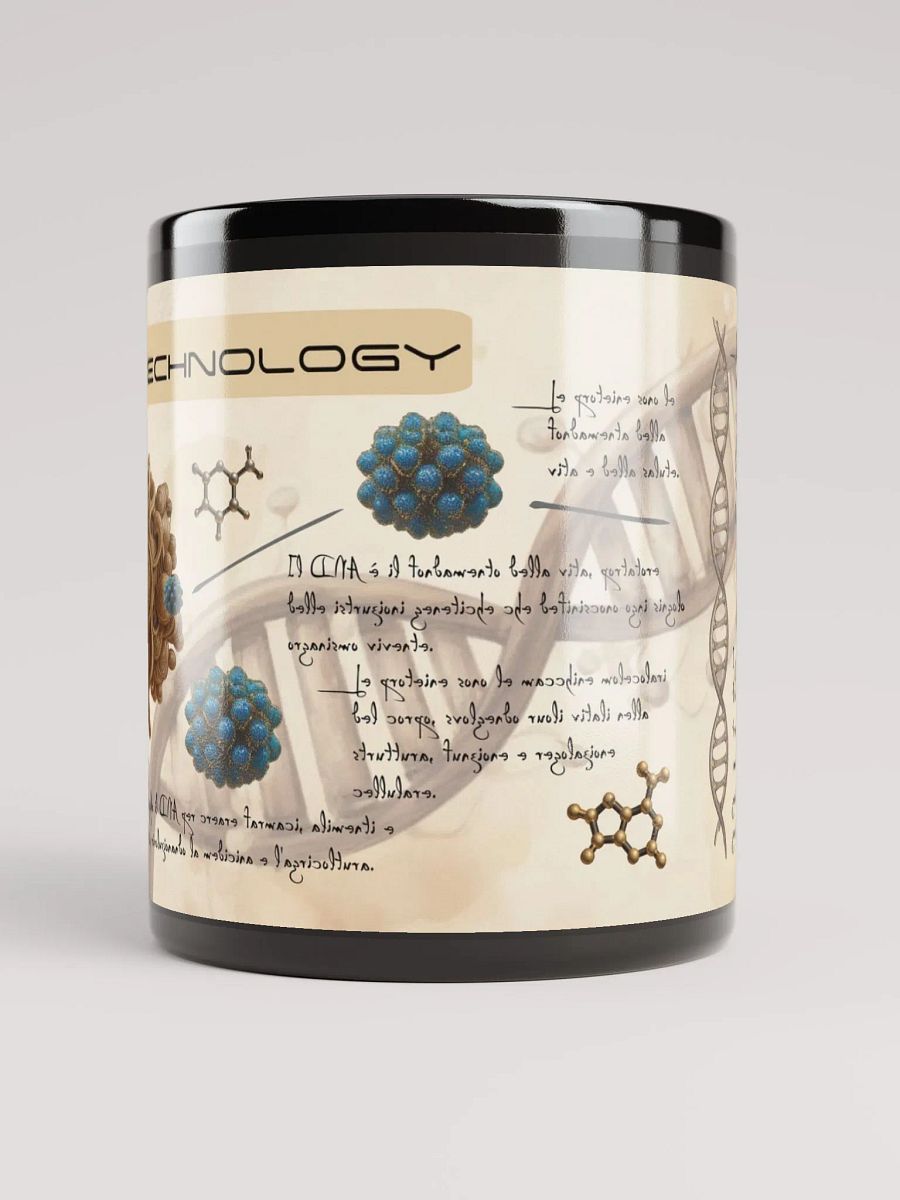 Biotechnology Mug, Science Lover Gift, DNA biotech, Science Lover Gift, biotechnologist, science style, lab life, student gift, phD product image (5)