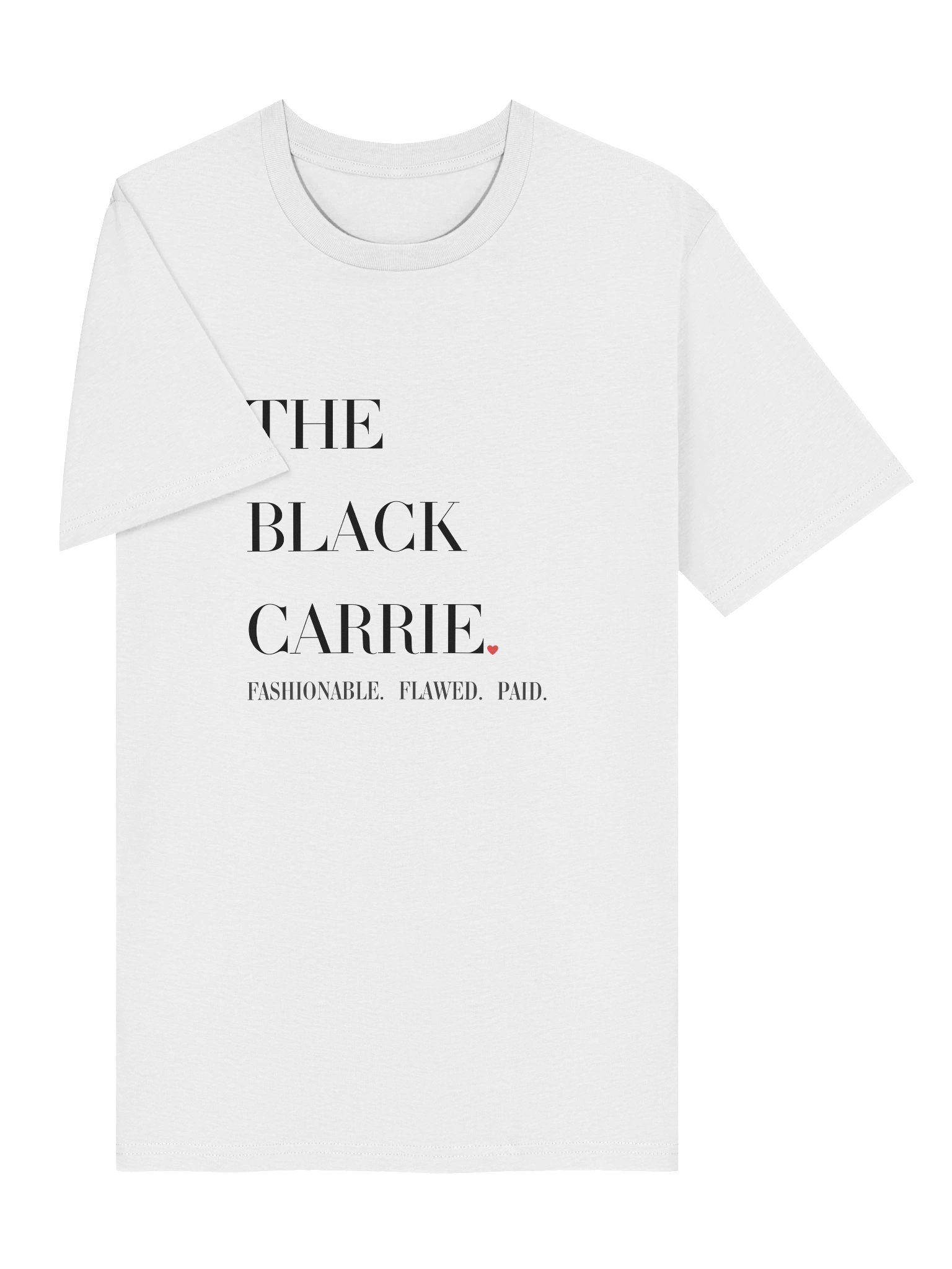 The "Black Carrie" Tee | Fashionable, Flawed, & Paid product image (7)