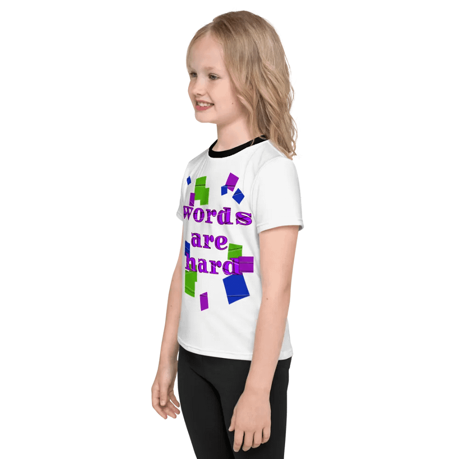 Words are hard Kids T-Shirt product image (11)