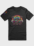 Rainbow Disco Goats Tee - Dark Colors product image (1)