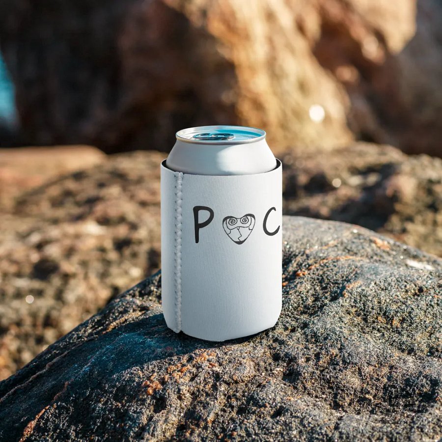 PACX KOOZIE (WHITE W BLACK TEXT) product image (9)