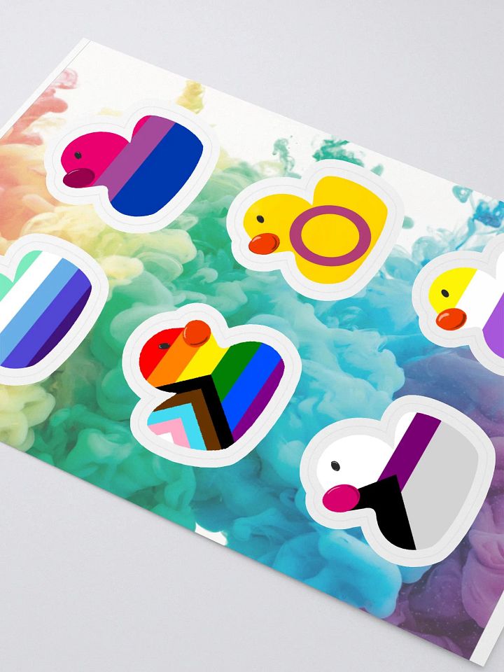 Pride Duck Stickers 2 product image (2)