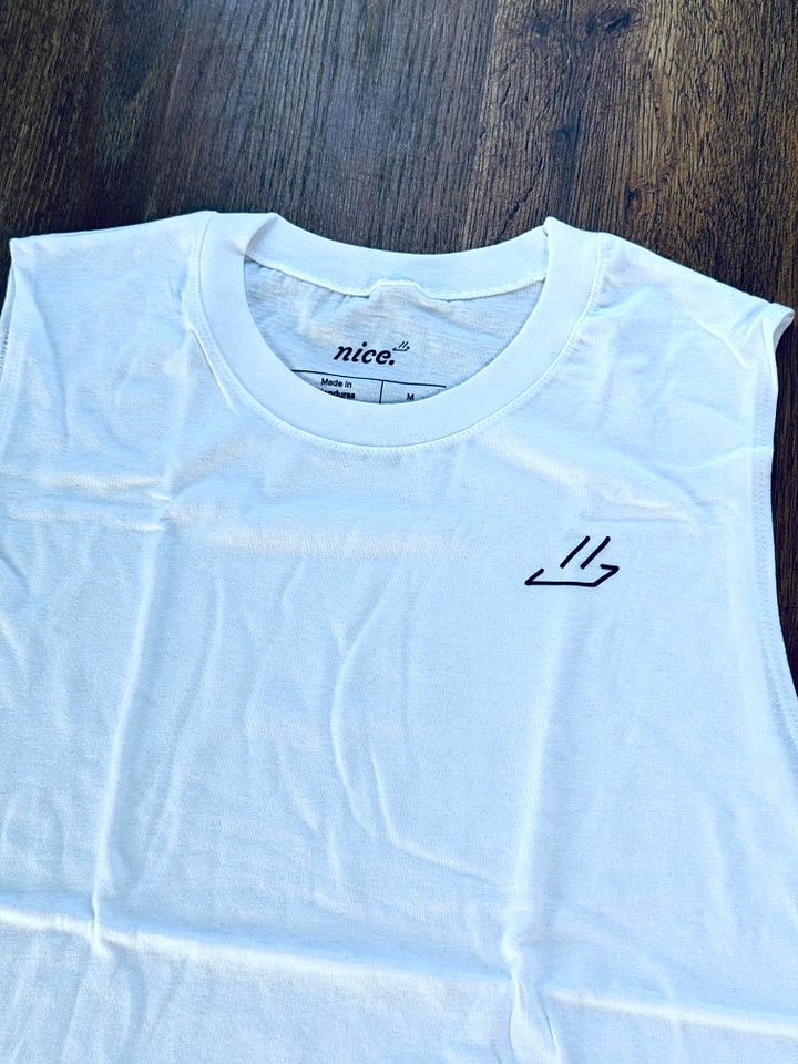 Nice. Athletics Muscle Tank (White) product image (2)