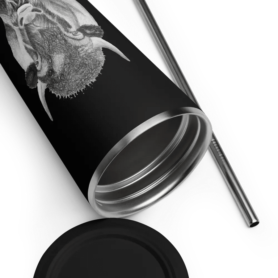 Bison Drawing Straw Cup product image (15)