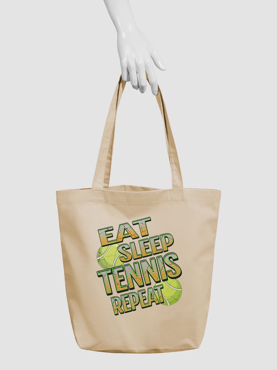 Eat Sleep Tennis Repeat Angle Statement Tote product image (6)