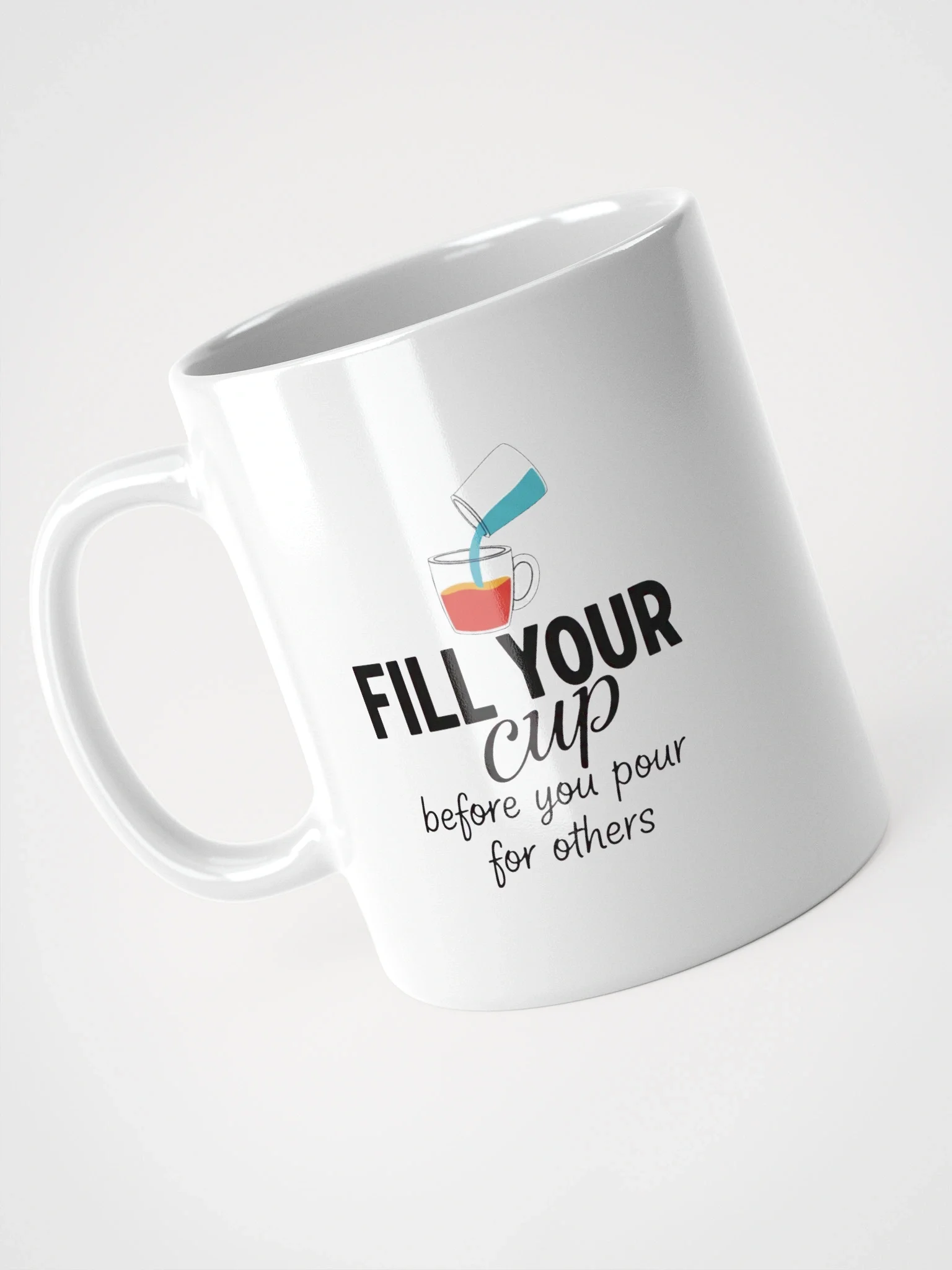 Self-Care Inspirational Mug – "Fill Your Cup Before You Pour for Others" – Motivational Coffee & Tea Cup for Positive Vibes product image (4)
