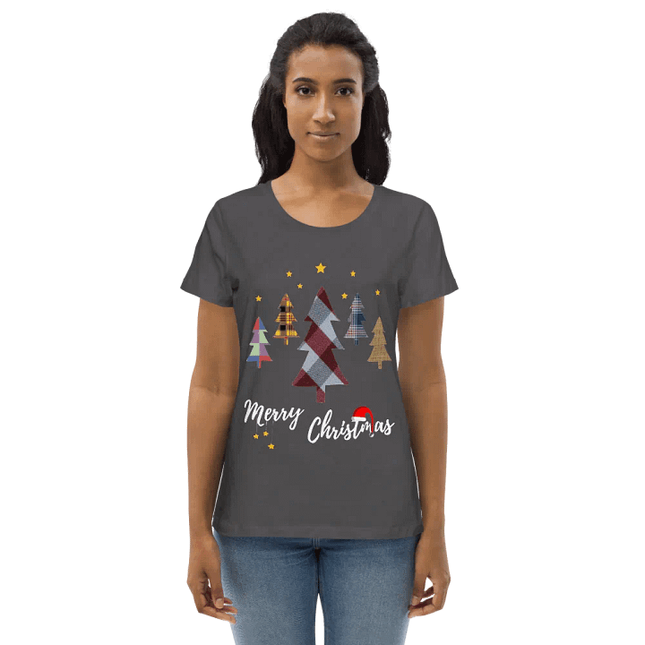 Happy Holidays in Christmas Women's Fitted Eco Tee product image (1)