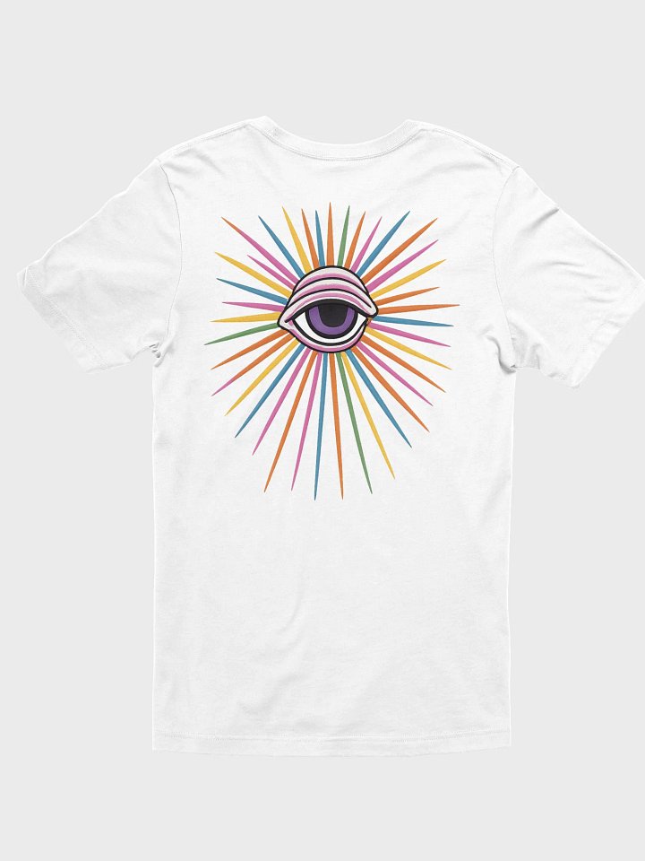 PWR Radiating Eye White Tshirt 5x product image (2)
