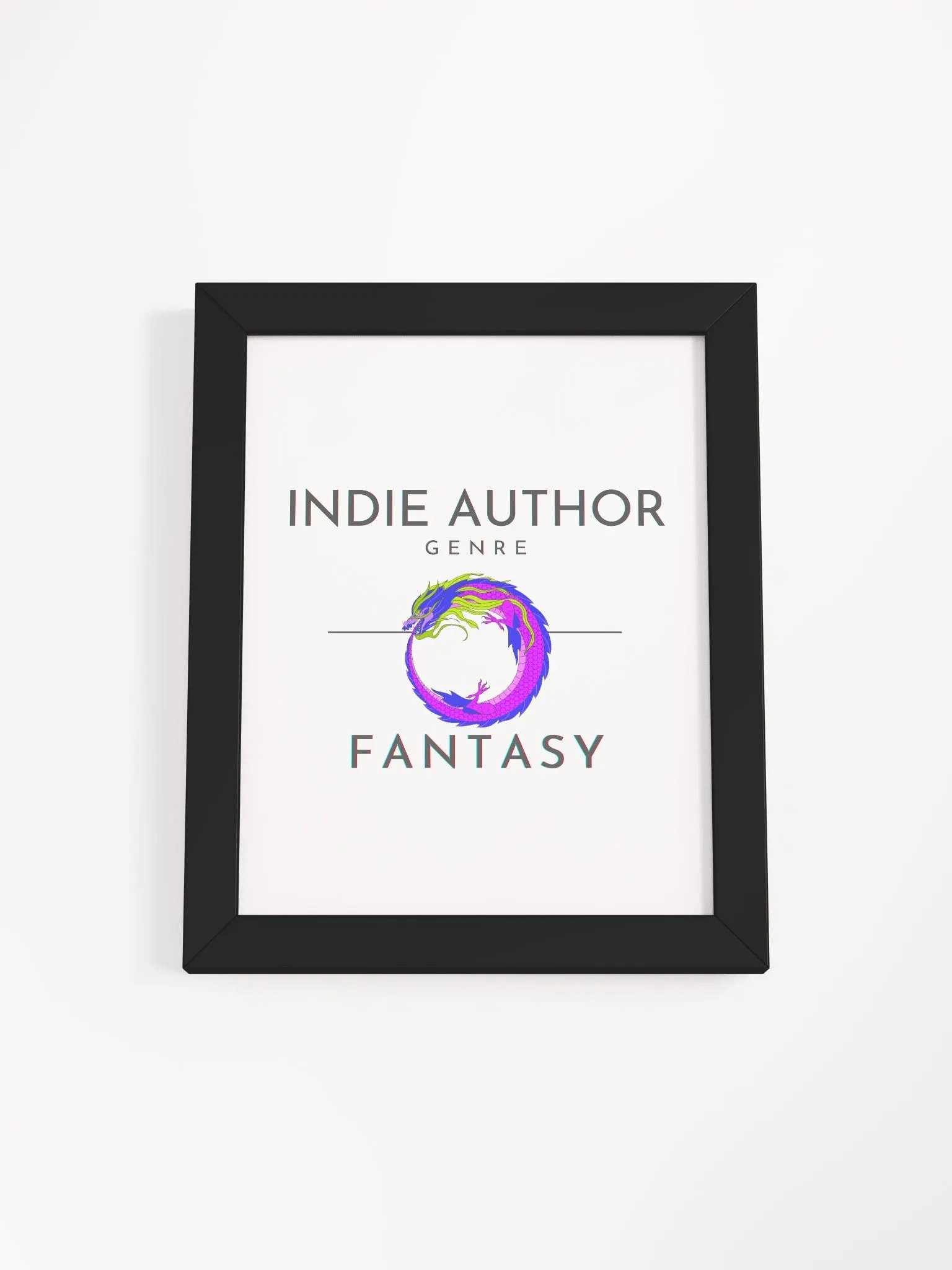 Indie Author Genre Fantasy Framed Poster product image (2)