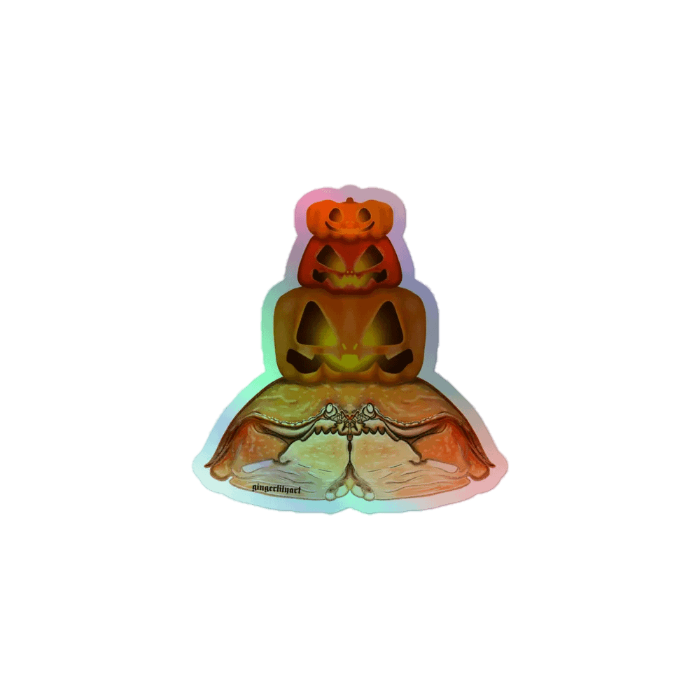 pumpkin crab sticker product image (1)