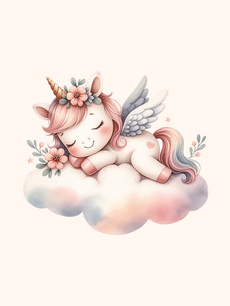 Cute Unicorn - Clipart