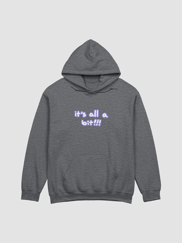 “It’s all a bit!!!” (lined design, #9081ED) classic hoodie product image (14)