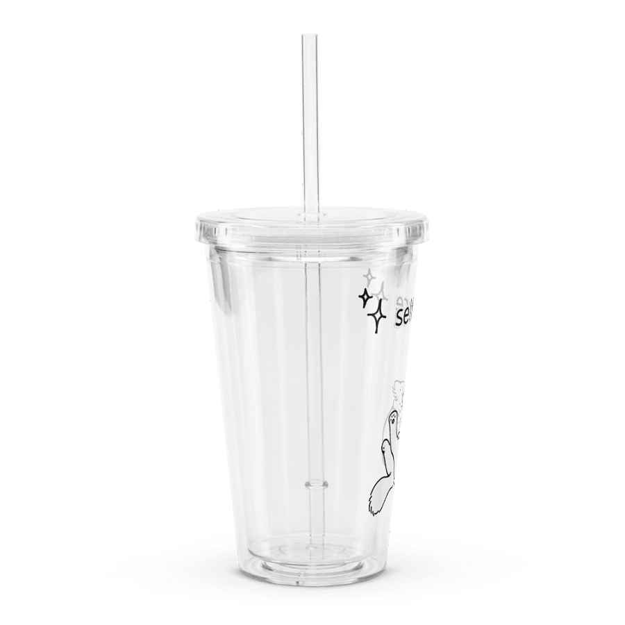 Self Care Manul - Transparent Cup & Straw product image (3)
