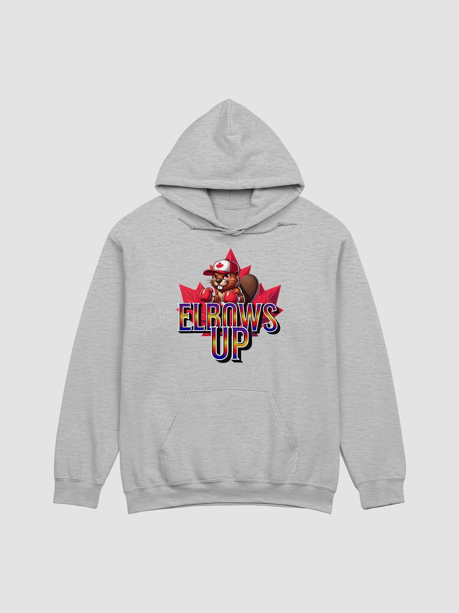 Elbows Up Maple Leaf Beaver Boxing Mauler Hoodie product image (1)