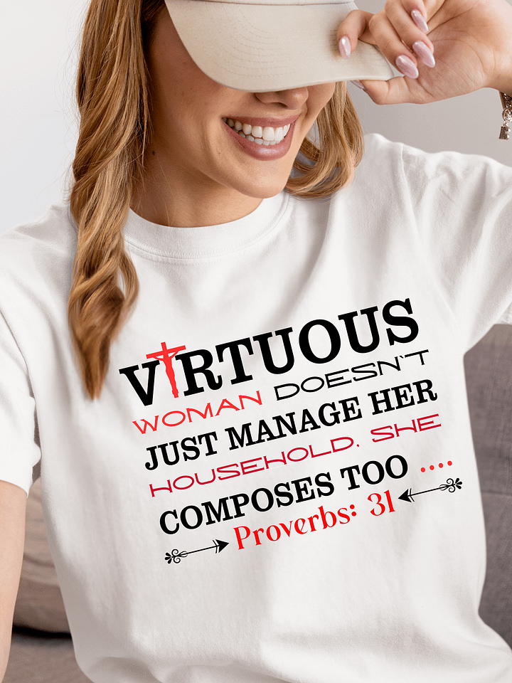 Virtuous Woman Inspirational Comfort Colors T-shirt product image (10)