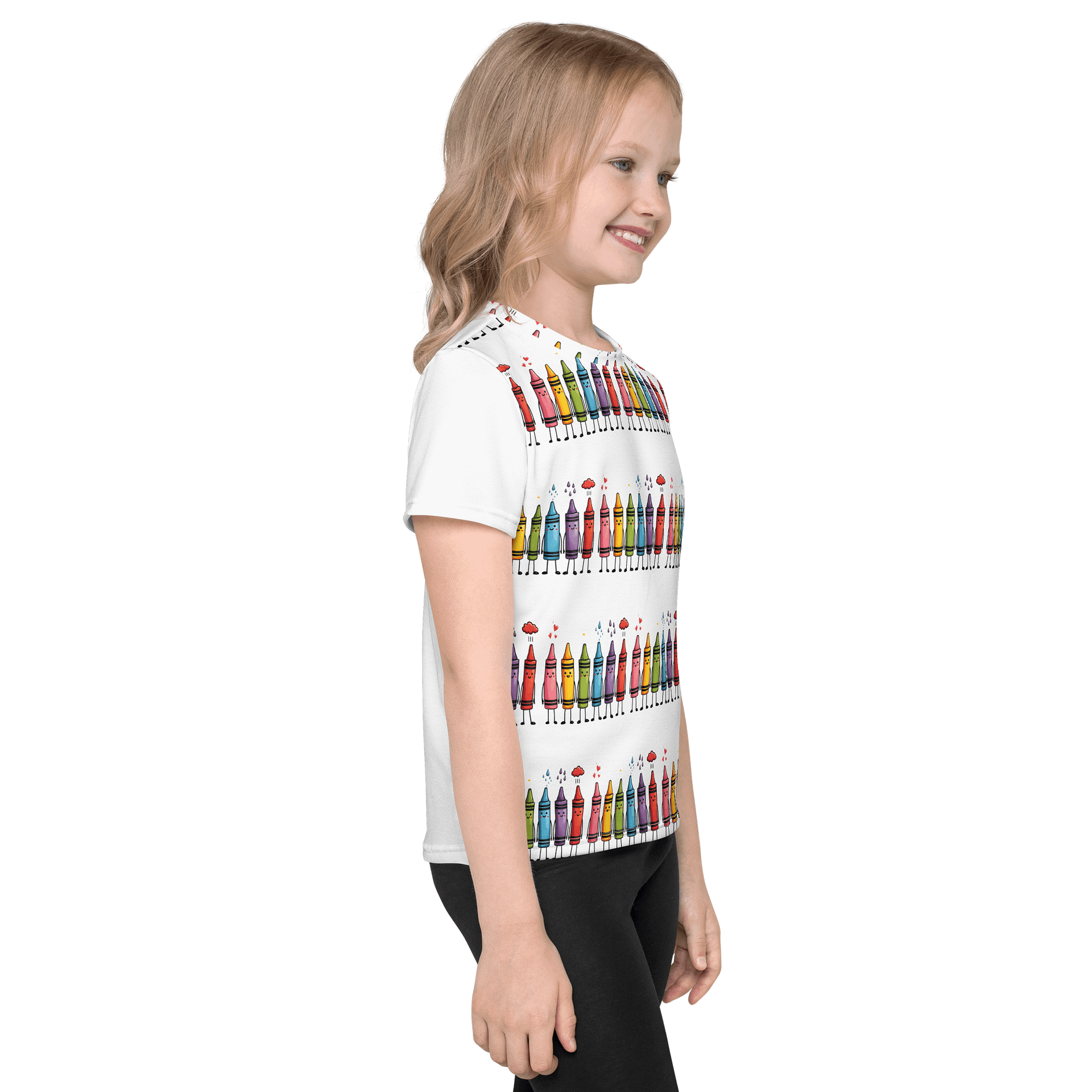 Retro Rainbow Crayon Crew – Cute Colorful Art for Kids & Creative Souls product image (4)