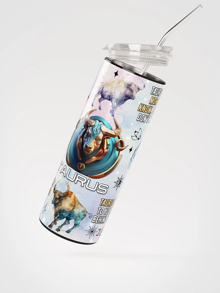 Celestial Taurus Stainless Steel Tumbler product image (3)