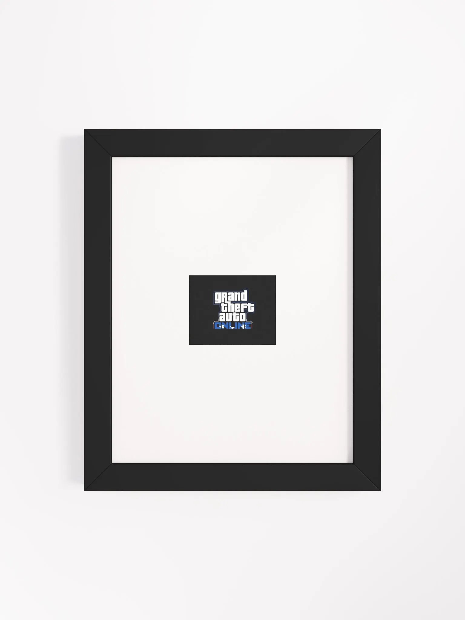 Grand Theft Auto Online Themed Bold Font Framed Poster product image (4)