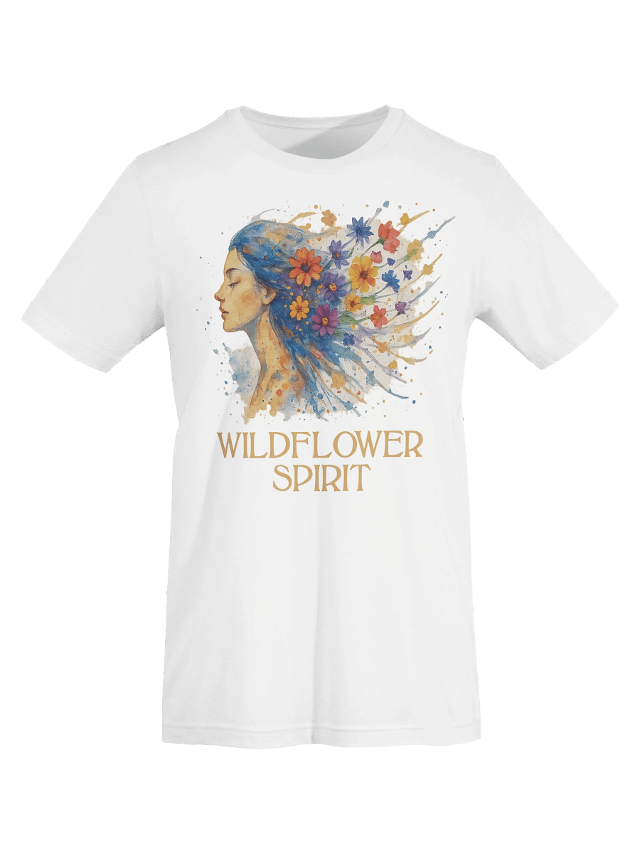Wildflower Spirit Boho T-Shirt – Floral Artistic Naturecore Aesthetic Clothing product image (7)