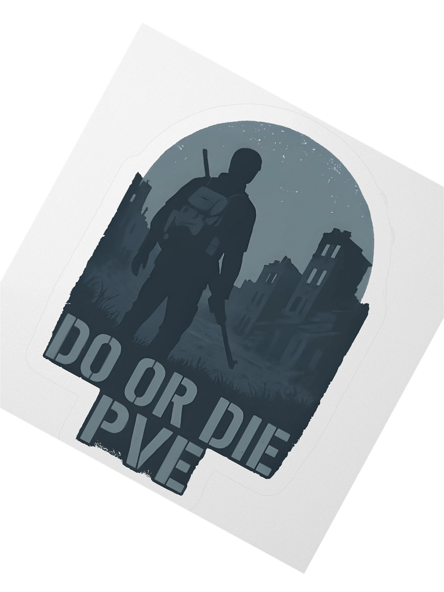 Survivalist Silhouette Kiss Cut Stickers product image (4)
