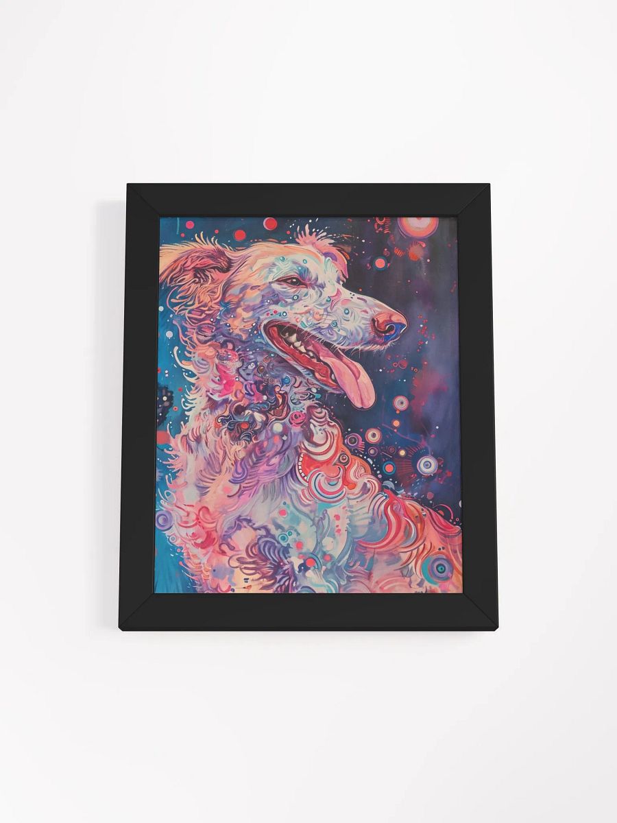 Cosmic Canine Joy - Framed Poster product image (2)