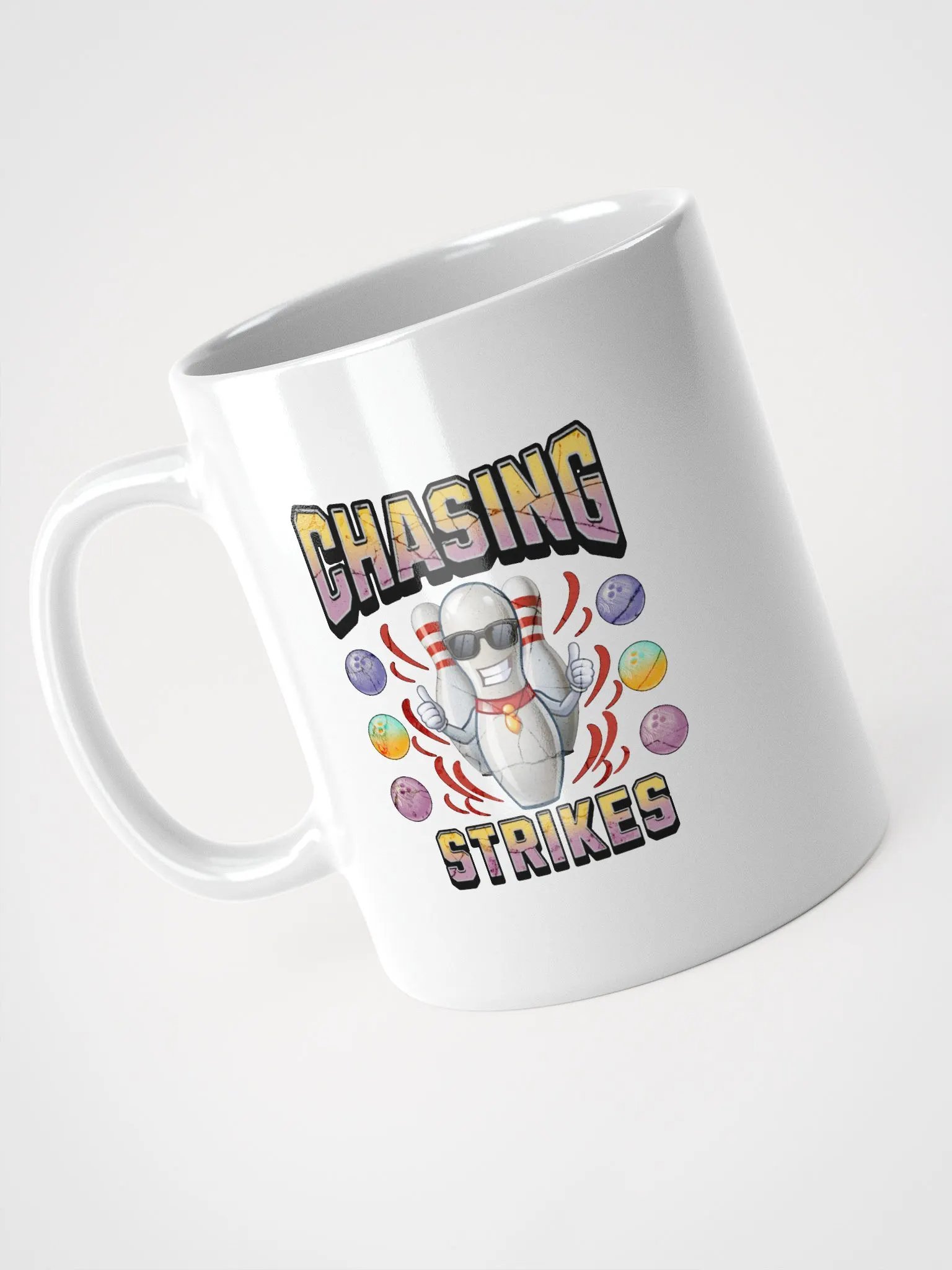 Chasing Strikes Bowling Mug product image (2)