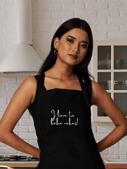 I love to bake cakes! Cooking Apron product image (1)
