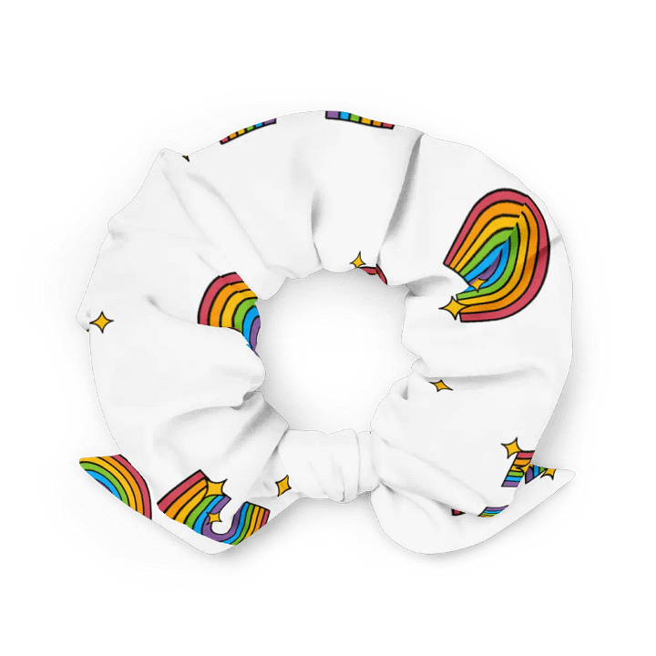 Starry Rainbow All-Over Print Scrunchie product image (2)
